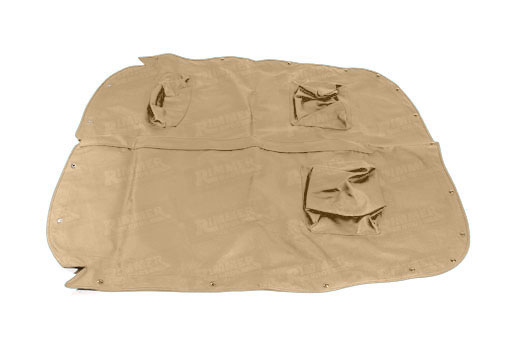 Tonneau Cover - Beige Superior PVC with Headrests - MkIV & 1500 RHD - 822491SUPBEIGE